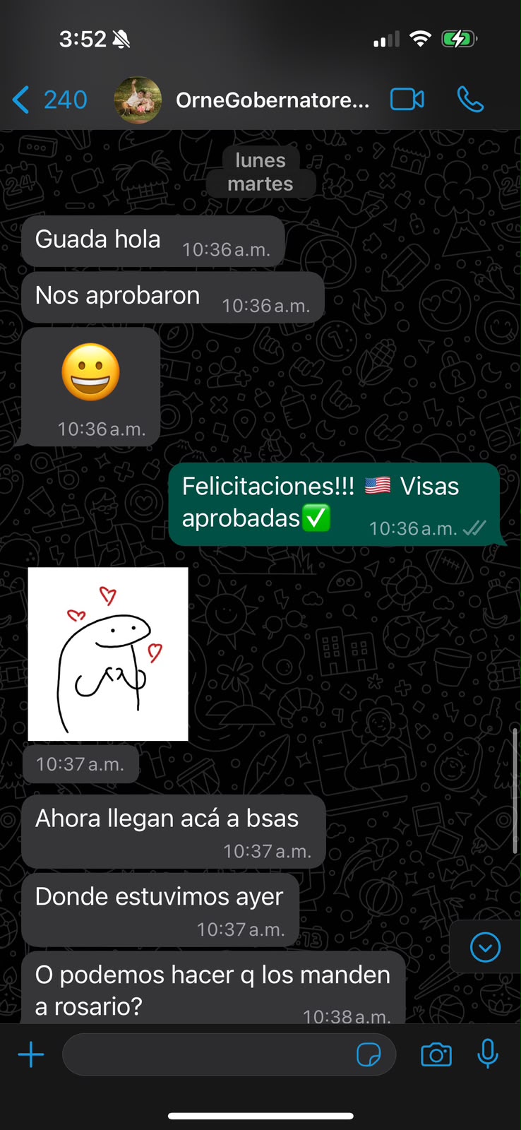 Cliente: Nos aprobaron